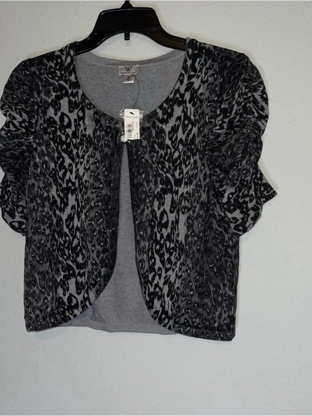 Worthington cardigan One Button Sweater Size M